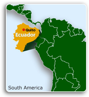 Ecuador & Quito Map